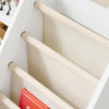 Pre-order SoBuy KMB119-W Montessori Kinderboekenkast, 3 niveaus, boekenkast met opslag, speelgoed en manden, stof, meubels, kinderkamer, plank, slaapkamer, wit, 80 x 40 x 80 cm