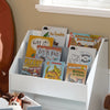 SoBuy KMB17-HG Boekenrek Opbergvak voor Kinderen Kinderboekenkast Kinderplank