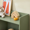 Pre-order Sobuy KMB55-K-GR Bibliothèque enfant Rangement Jouet Enfant avec 5 Compartiments Meuble Rangement Jouet Étagère Bibliothèque Porte-revues Vert 80x34x104cm