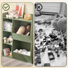 Pre-order Sobuy KMB55-K-GR Bibliothèque enfant Rangement Jouet Enfant avec 5 Compartiments Meuble Rangement Jouet Étagère Bibliothèque Porte-revues Vert 80x34x104cm