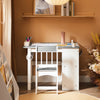 SoBuy KMB60-HG Kinderbureauset Kindertafel en Stoel Set Peuters Tafel Kindertafel Kinderstudietafel Kleurtafel