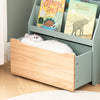 Pre-order SoBuy KMB95-GR Kinderboekenkast 4 Vakken, Lade op Wielen, Afgeronde Hoeken, MDF E1, 62x30x80cm – Groen