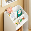 SoBuy KMB98-W Boekenrek voor Kinderen, Kinderrek, ,Boekenplank, Speelgoedplank Opbergkast voor Kinderen en 2 Opbergdozen