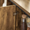 Pre-order SoBuy KNL01-F Keukeneiland, Multifunctioneel Opslagmeubel, Buffet met Werkblad van 170 cm, Keukenkast, Bar Meubel voor de Woonkamer, Vintage Bruin, 170 x 60 x 89 cm
