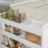SoBuy NSR01-W Smalle trolley - Keukentrolley - Opbergrek - MDF - Wit