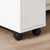 Pre-order SoBuy NSR11-WN Plankenkast op Wieltjes van Hout Opslagmeubel Keuken Badkamer Trolley Kast Nis Servicetrolley
