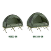 SoBuy OGS32-L-GR | 4-in-1 Tent met opvouwbaarverhoogd bed, dak, slaapzak, luchtmatras| Maximale belasting 180 kg | 2 Personen | Groente