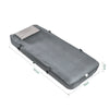 Sobuy OGS32-II-HG-P01 Campingmatras, 1-zits, strandmatras met kussen en pomp, trekkingmatras, draagbaar, opblaasbare matras, tent, grijs, 191 x 76 x 22 cm