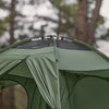 SoBuy OGS32-L-GR | 4-in-1 Tent met opvouwbaarverhoogd bed, dak, slaapzak, luchtmatras| Maximale belasting 180 kg | 2 Personen | Groente