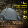 SoBuy OGS32-II-HG Campingbed Buitenkampeertent met lampenhaken en schoenenopbergvakken 3-in-1 Persoon Praktisch Kampeerbed (Copie)