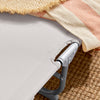 Pre-order SoBuy OGS35-MIx2 | Set van 2 | Ligstoel | Tuinstoel | Opvouwbaar | Verstelbaar | met Hoofdsteun en Zijzak | Beige
