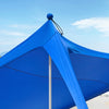 SoBuy OZT01-DB Strandhuisje, lycra, polyester, UPF30, draagbare strandtent, strandparasol, schaduw
