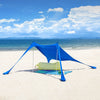 SoBuy OZT01-DB Strandhuisje, lycra, polyester, UPF30, draagbare strandtent, strandparasol, schaduw