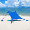 SoBuy OZT01-DB Strandhuisje, lycra, polyester, UPF30, draagbare strandtent, strandparasol, schaduw