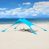 SoBuy OZT01-HB Strand Schuilplaatsen Lycra Polyester Anti UV UPF 30, Draagbare Strandtent, Strandparasol, Strandluifel met Draagtas