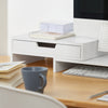 Pre-order SoBuy BBF04-W Design Monitorverhoging voor 2 monitoren Monitorstandaard Schermstandaard Notebookstandaard