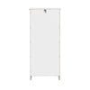 SoBuy BZR21-W Badkamerkast Opbergkist met Wasmand Laundry Hamper - Wit
