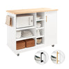 SoBuy FKW105-WN Rolwagen Keukenwagen Rollende Opbergkast Serveerwagen Keukeneiland