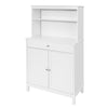SoBuy FSB26-W Keukenkast | Wijnkast | Wijnrek | Dressoir | Buffetkast | Wit