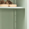 SoBuy FSB72-GR Ingangmeubel 4 Lades & 2 Deuren, 50kg, Poly Rattan, 5 Verstelbare Planken, 68x33x98cm – Grijs