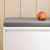 SoBuy FSR119-W Shoe Rekken Schoenbank met zitkussen Borstbank Zitbank met opbergruimte Garderobebank halenbank Schoenkist Zitcommode