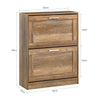 SoBuy FSR137-F schoenenrek schoenenrek schoenenrek met 2 kleppen schoenenrek smal schoenencommode