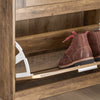SoBuy FSR137-F schoenenrek schoenenrek schoenenrek met 2 kleppen schoenenrek smal schoenencommode