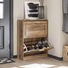 SoBuy FSR137-F schoenenrek schoenenrek schoenenrek met 2 kleppen schoenenrek smal schoenencommode