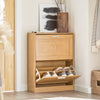 SoBuy FSR137-N schoenenrek schoenenrek schoenenrek met 2 kleppen schoenenrek smal schoenencommode