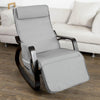 SoBuy FST20-HG Schommelstoel Relaxfauteuil Comfortabel Verstelbaar