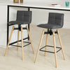 SoBuy FST45-DG Barkruk | Bar stoel | draaibaar | Donkergrijs |