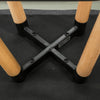 SoBuy FST50-DG x2 Barkruk set van 2 | Counter Stool Barkrukken Counter Stool met rugkruk donkergrijs