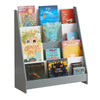SoBuy KMB32-HG kinderboekenplank met 4 opbergvakken grijs