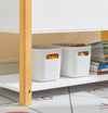 SoBuy KMB35-W Kinderboekenkast Boekenplank Opbergplank voor boeken en speelgoed
