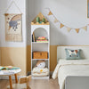 SoBuy KMB42-W Boekenkast Boekenplank voor kinderboeken en speelgoed Boekenplank, multifunctioneel