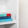 SoBuy KMB43-W Kindercommode Kinderkamerplank met schoolbord Boekenkast Speelgoedplank