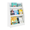 SoBuy KMB45-W Kinderplank, Boekenplank Opbergplank met 4 Planken voor Boeken en Decoratie