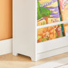 SoBuy KMB45-W Kinderplank, Boekenplank Opbergplank met 4 Planken voor Boeken en Decoratie