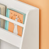 SoBuy KMB45-W Kinderplank, Boekenplank Opbergplank met 4 Planken voor Boeken en Decoratie