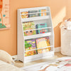SoBuy KMB45-W Kinderplank, Boekenplank Opbergplank met 4 Planken voor Boeken en Decoratie