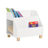 SoBuy KMB54-W Kinderplank, Speelgoedplank, Boekenplank, Opbergplank voor Boeken en Speelgoed, Kinderboekenkast met 3 Compartimenten