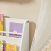 SoBuy KMB56-W Boekenkasten voor Kinderen Opbergkast voor Kinderboeken en Speelgoed Kinderboekenkast Kinderboekenplank