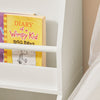 SoBuy KMB56-W Boekenkasten voor Kinderen Opbergkast voor Kinderboeken en Speelgoed Kinderboekenkast Kinderboekenplank