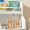 SoBuy KMB57-W Kinderboekenkast, Kinderboekenplank, Speelgoedplank, Boekenplank voor Kinderen, Opbergkast voor Boeken en Speelgoed, Opbergplank