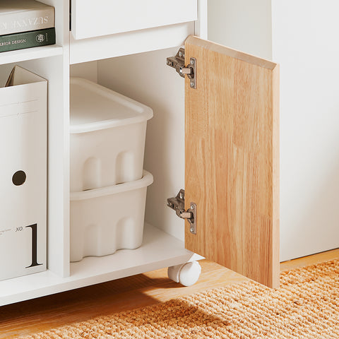 SoBuy ASK04-WN Printertafel Bijzettafel Nachtkastje