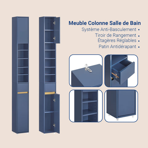 SoBuy BZR34-B Badkameropbergmeubel Kolommeubel