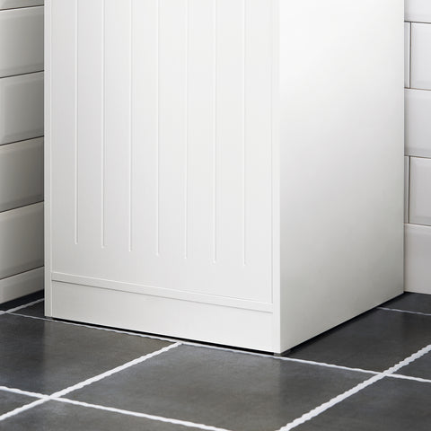 SoBuy BZR110-W Badkamerkast, Kolomkast, Lade Kast, Ladenkast, Waskast, Badkamer Halfhoge Opbergkast