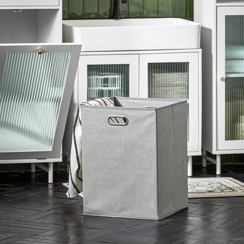 SoBuy BZR116-W Badkamerkast, Kolomkast, Lade Kast, Ladenkast, Waskast, Badkamer Halfhoge Opbergkast