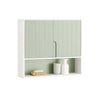 Pre-order SoBuy BZR140-GR Badkamer Hoge Kast, Hangkast, Badkamer Wandkast, Wandplank, Spiegelkast, met 2 Planken