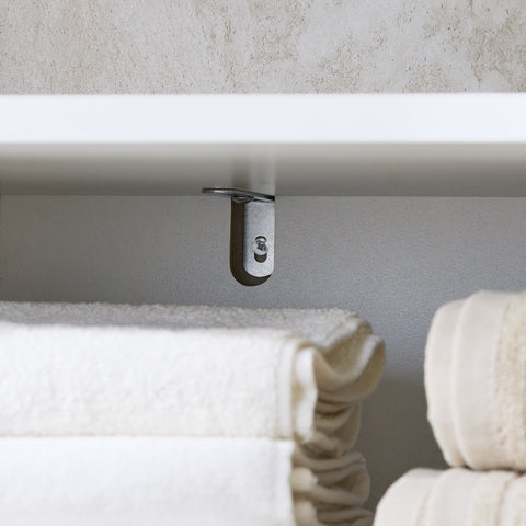 SoBuy BZR143-WN Badkamermeubel met afneembare wasbak, commode, voor badkamer, toiletkast met 3 vakken en 1 wasmand